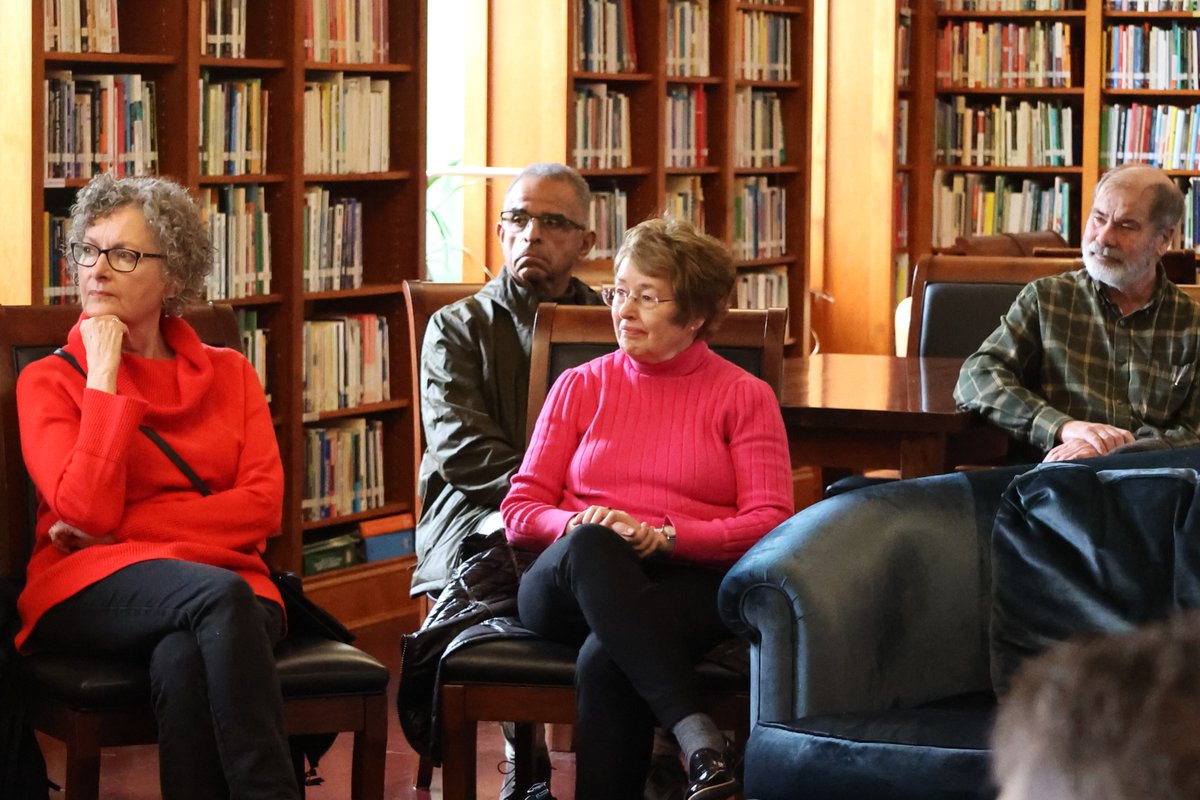 CoadyStFX's tweet image. We were pleased to be joined by the Gyro Club of New Glasgow today.

The group took a tour of the Institute then gathered in the Marie Michael Library to learn about the past, present, and future of Coady Institute, the Antigonish Movement, and @StFXExtension.