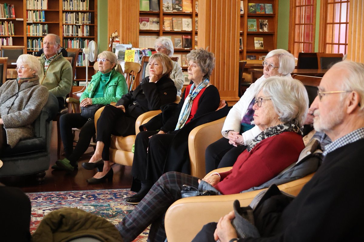 CoadyStFX's tweet image. We were pleased to be joined by the Gyro Club of New Glasgow today.

The group took a tour of the Institute then gathered in the Marie Michael Library to learn about the past, present, and future of Coady Institute, the Antigonish Movement, and @StFXExtension.