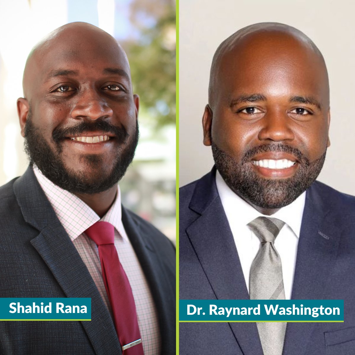 We see two familiar names!

Congratulations to our Public Health Director Dr. Raynard Washington and Deputy Director of the Office of Economic Development Shahid Rana: meck.co/3vnANYZ