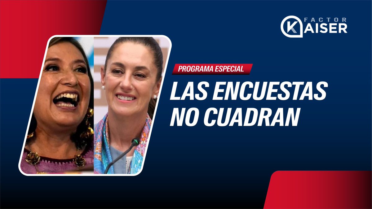 Las Encuestas que promueve la secta NO CUADRAN ¿Claudia puede obtener este año 6 millones de votos más que lópez en 2018? Ni la mamá de Claudia cree eso🤣🤣 Regálame 5 minutos y te explico por qué son absurdas las encuestas 👇🏼RT🙏🏻 youtu.be/2a9Lucaaix8?si…