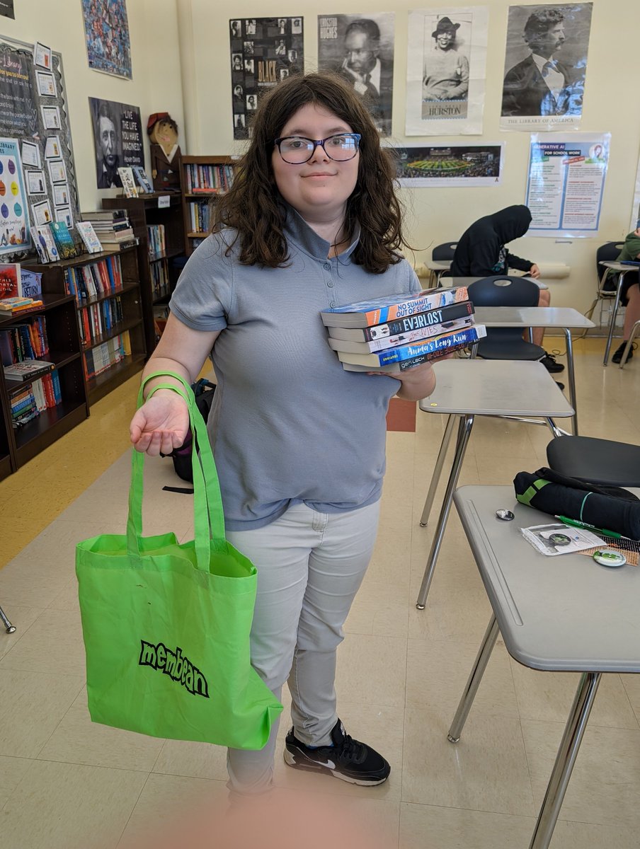 Career Center HS/WSFCS (@ccwsfcs1) on Twitter photo 10th grade English student Jillian G. has conquered our entire Membeam program, mastering every vocabulary word at every level. Membeam recognized her accomplishment with some swag. Great job, Jillian--we're so proud of you!
<a href="/CCwsfcs1/">Career Center HS/WSFCS</a> <a href="/wsfcs/">WS/FC Schools</a> <a href="/TriciaTMcManus/">Tricia McManus</a> 10th grade English student Jillian G. has conquered our entire Membeam program, mastering every vocabulary word at every level. Membeam recognized her accomplishment with some swag. Great job, Jillian--we're so proud of you!
<a href="/CCwsfcs1/">Career Center HS/WSFCS</a> <a href="/wsfcs/">WS/FC Schools</a> <a href="/TriciaTMcManus/">Tricia McManus</a>