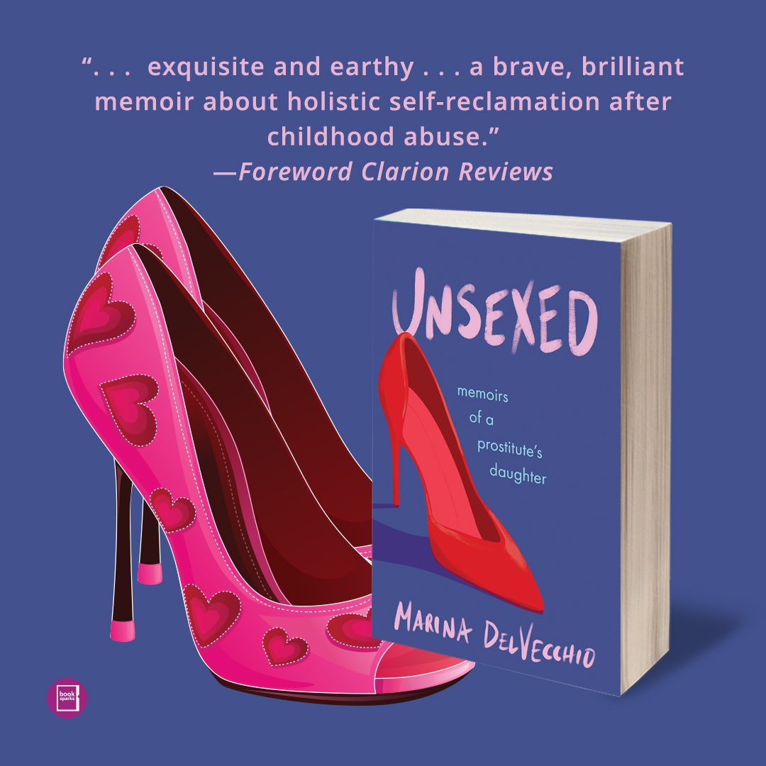 Marinagraphy's tweet photo. A clarion review for UNSEXED has been released, garnering a perfect 5/5 rating! Preorders are now available, with an expected release date of July 16. Unsexed: Memoirs of a Prostitute's Daughter https://t.co/QRnLO9cBu9 #unsexed #memoir #preorder #adoption #bookaddict #bookclub https://t.co/d1pEB93dXi