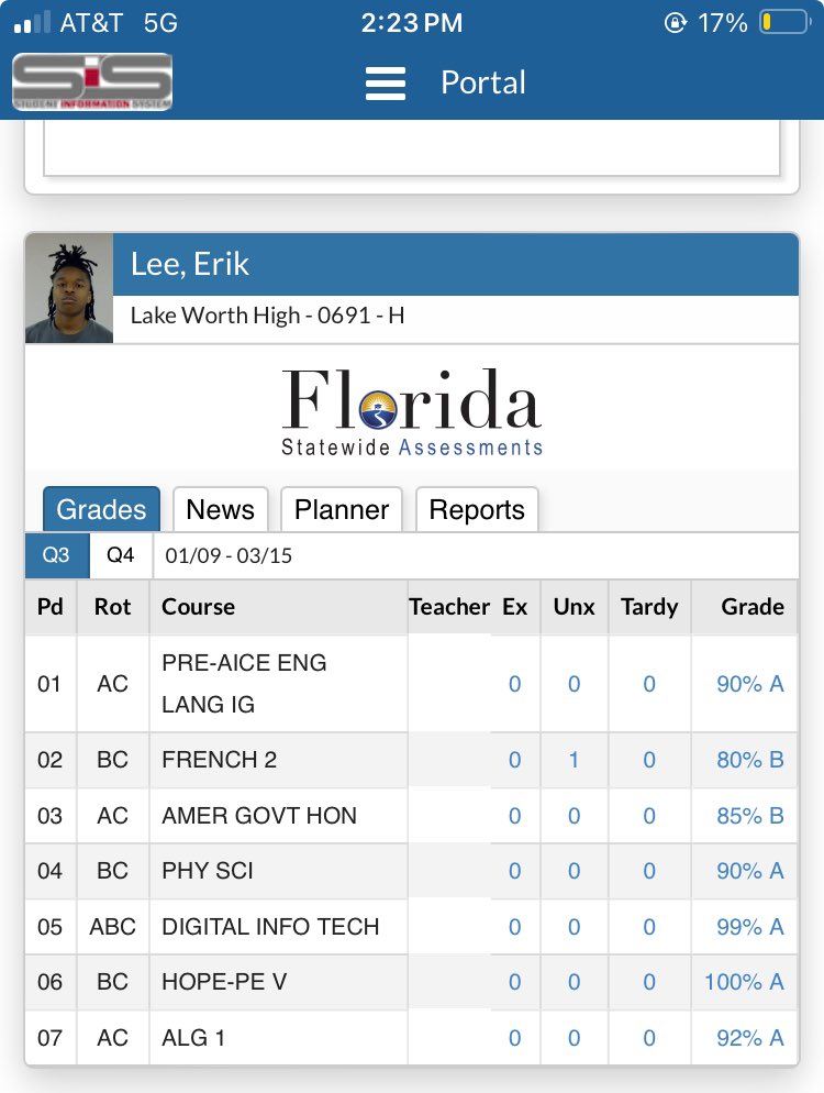 Blessed to end the 3rd 9 weeks with A and B Honor Roll 🙏🏾 !! 
#Gradesmatter