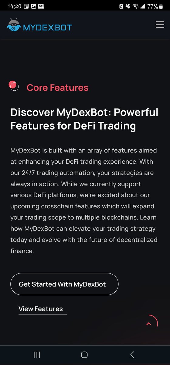 DexBotWizard's tweet photo. If you haven't had the chance, check out the new and improved #MyDexBot website. Very nice!! 🧙🏼♂️
https://t.co/uo4qr9qPxg
#BBTF #Defibot #Crypto #Defi https://t.co/RtfLg2BNgp