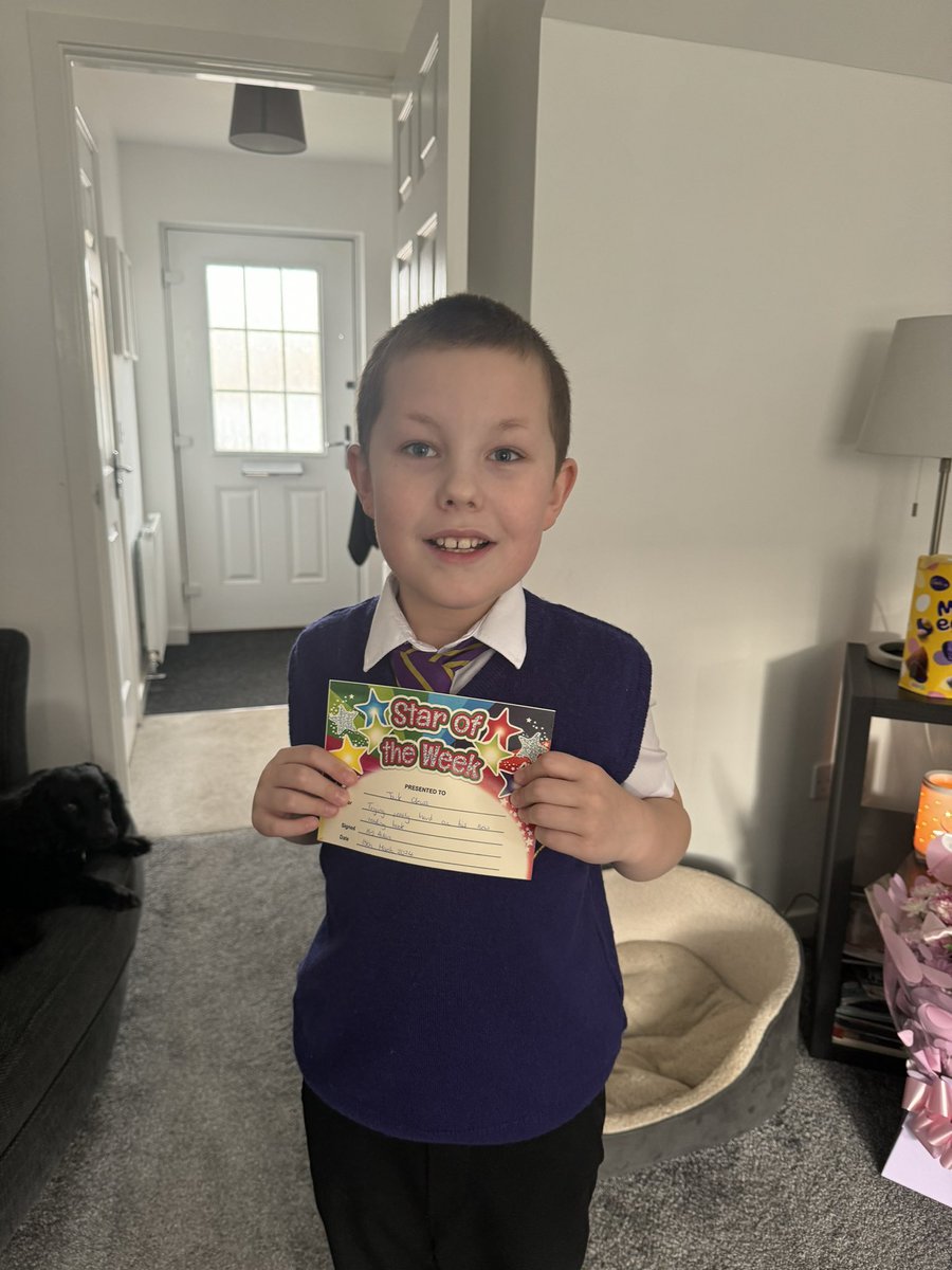 c3kdd's tweet photo. He was so happy to show mum this when he got home! #bestboy @MissCarswell10 https://t.co/OqXDMICwUR