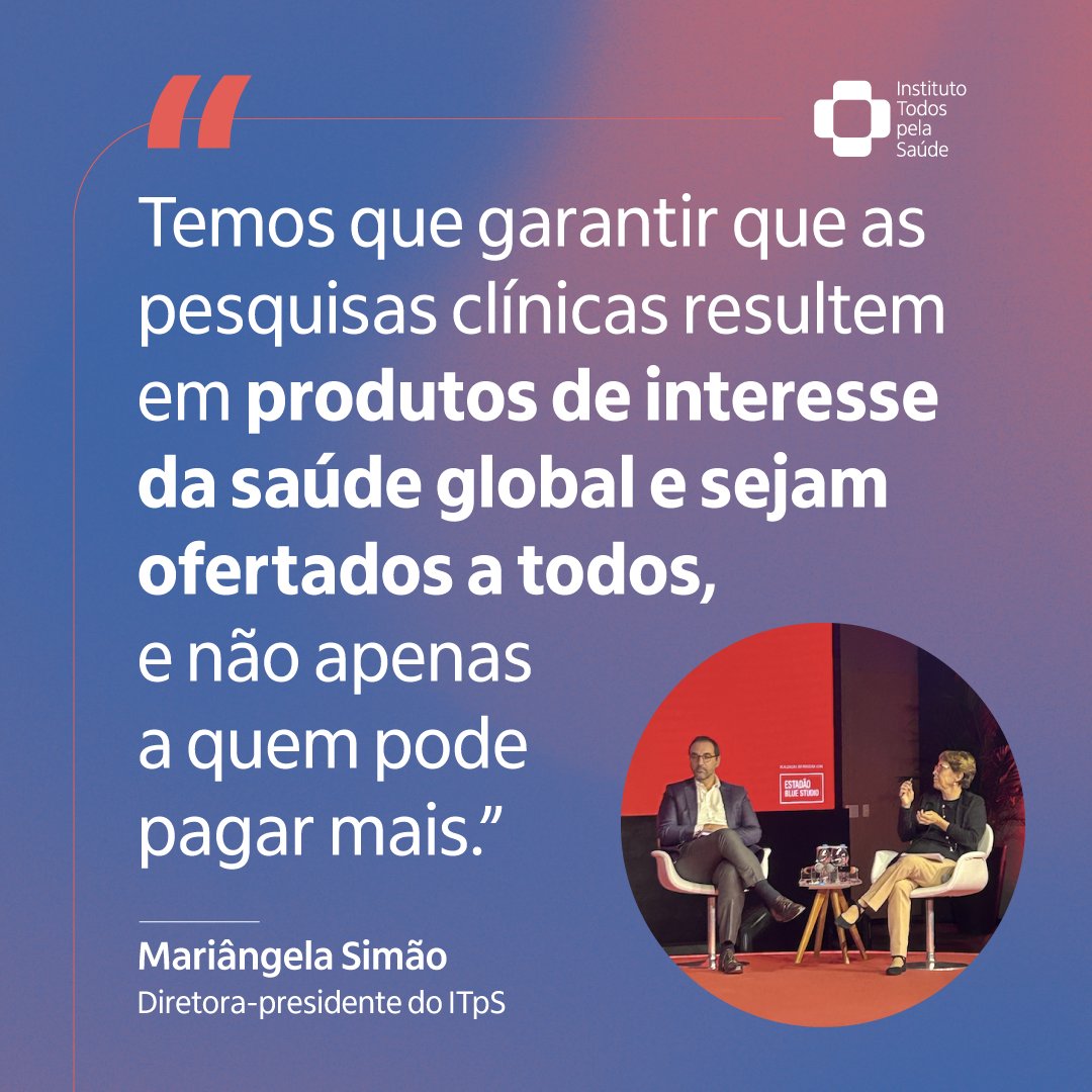 todospelasaude's tweet photo. . @mariangelasimao, diretora-presidente do @ITpS, juntou-se ao evento promovido pela @jnjbrasil e @estadao, junto a Carlo Pereira, CEO do Pacto Global da @onubrasil, e o advogado José Eduardo Martins Cardozo.
Equidade em #saúde foi o foco principal. Mariângela destacou a importância de um tratado internacional para garantir o acesso universal a produtos de saúde desenvolvidos durante pandemias.