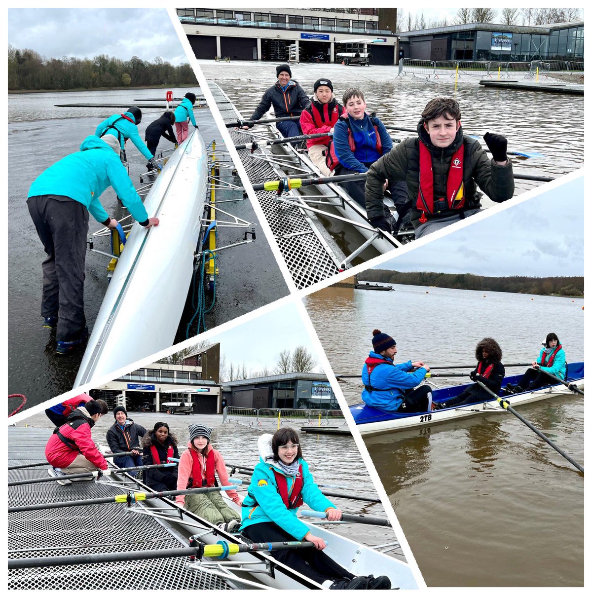 Wonderful #CommunityRowing teamwork & progress today from all our amazing @OLHSMotherwell crew who are now all rowing together in crew boats and showing some brilliant rowing skills. @NLActiveSchools @SP_RC1 @ScottishRowing @active_nl