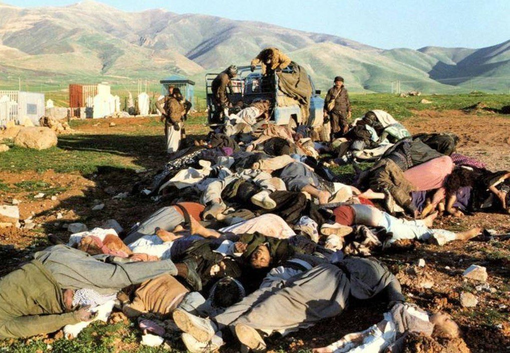 Il y a 36 ans #Halabja : Il y a 36 ans environ 5.000 civils kurdes ont été tués et plus de 10.000 blessés avec des gaz chimiques largués par 8 bombardiers MiG-23 de l’aviation irakienne dans la ville kurde de Halabja. Le gazage de Halabja faisait partie de la vaste campagne…