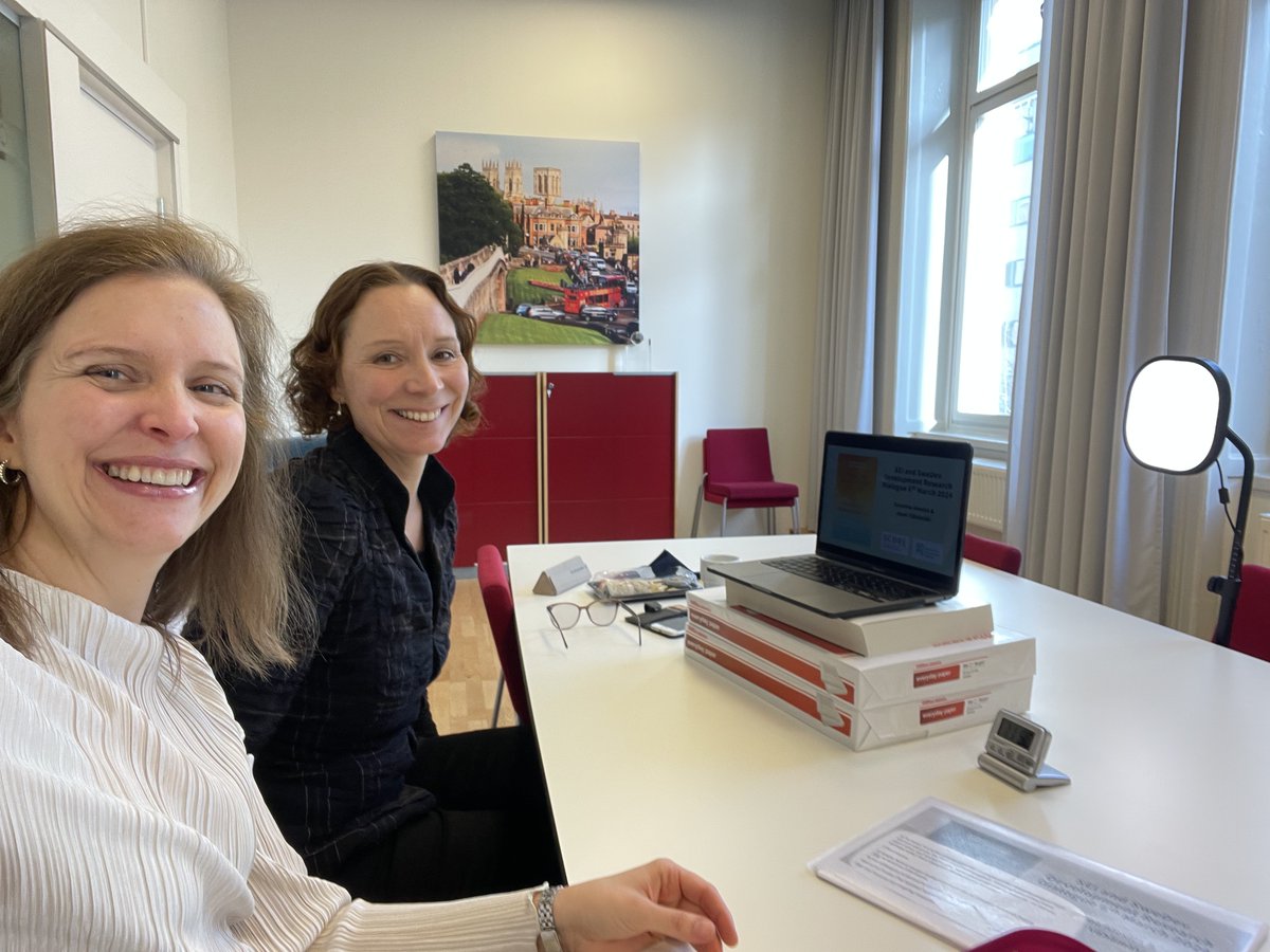 Behind the scenes of the recent @SEIresearch webinar by Susanna Alexius and Janet Vähämäki! The authors launched their book 'Obsessive Measurement Disorder or Pragmatic Bureacracy?' The Open Access ebook is free to all, visit: bit.ly/3PjmOKM to read!