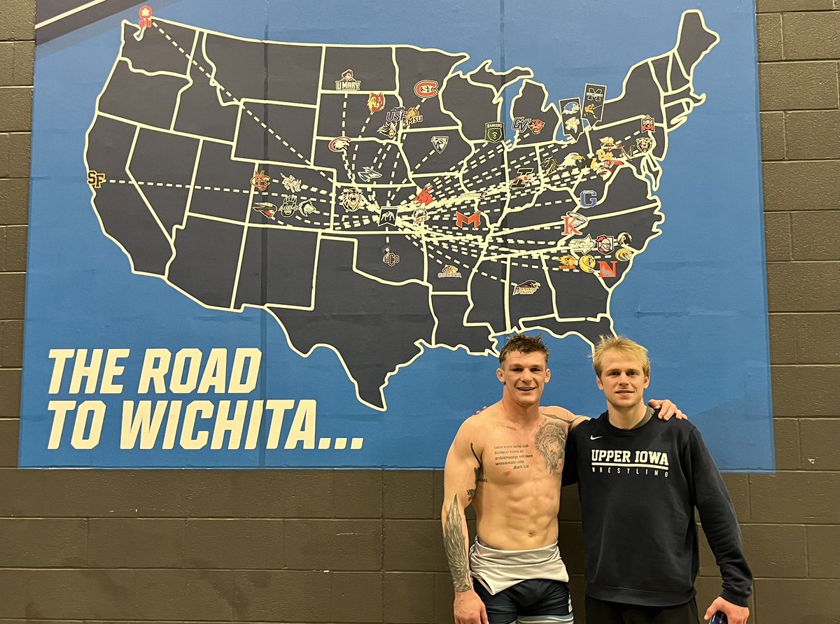 ALL-AMERICAN STATUS! ✅ Chase Luensman and Tate Murty go 2-0 on day one of the NCAA Wrestling Championships to advance to the semifinals tomorrow. Competition begins at 10 a.m. #FeathersUp