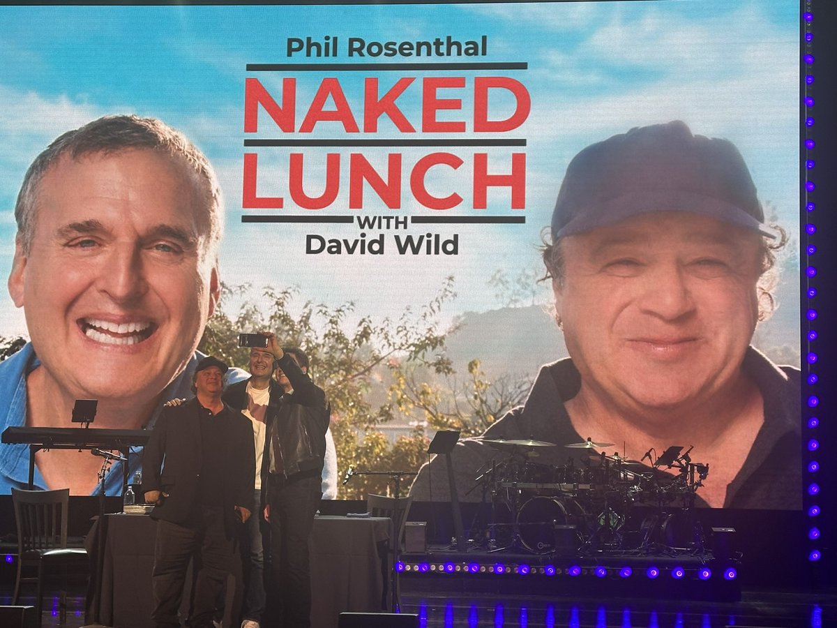 johnnykats's tweet photo. Time well spent w/ @donnyosmond on @Wildaboutmusic @PhilRosenthal’s 100th Naked Lunch podcast … The first pic is Donny reviewing David’s @rockhall ballot … Show is to post Wednesday. @reviewjournal #Vegas https://t.co/fq159CIC64