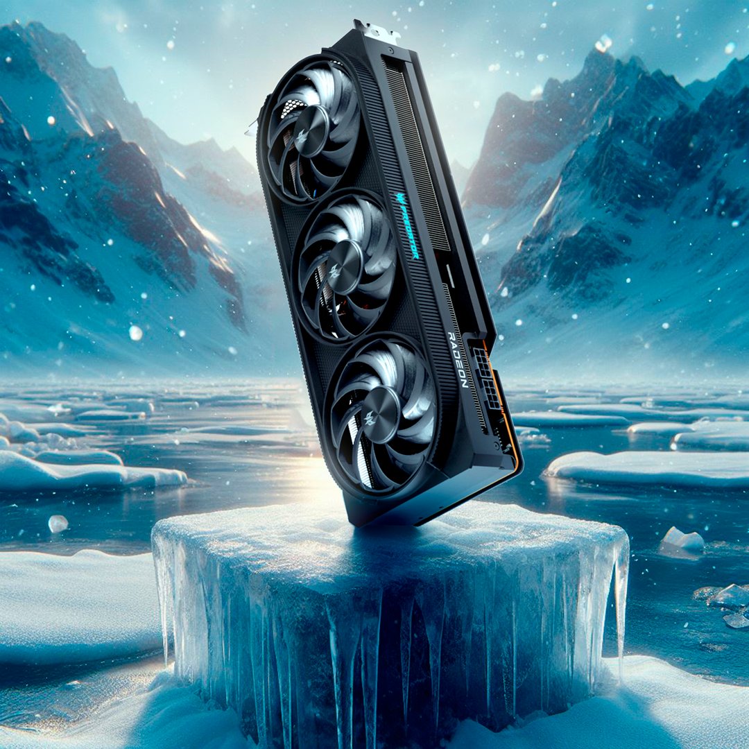 The @PredatorGaming Bifrost 7800 XT OC is cooled by the Predator FrostBlade 3.0 fans for ultrafast 1440p and 4K gameplay. Now you can light up the lobby and stay cool doing it: acer.link/3VdVkKf