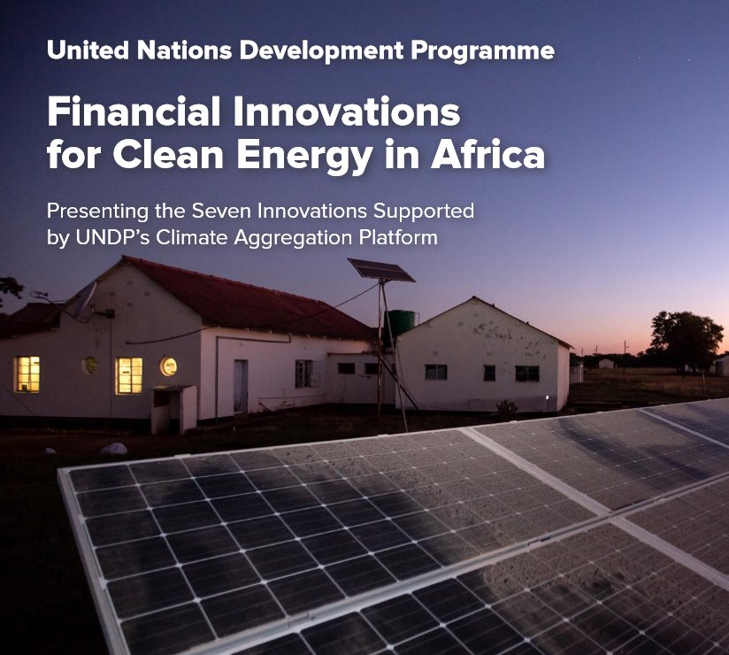 🆕@thegef & @UNDP report presents an overview of 7 financial innovations in #Africa that are central to unlocking funding capital, reducing costs & ensuring that local communities have access to clean, reliable & affordable #energy #ClimateAction 👉 tinyurl.com/24fbwpsp