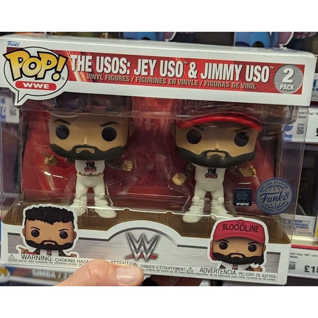 First look at upcoming The Usos Jey Uso & Jimmy Uso 2 Pack POP!
Picture by @Abber_naffy
#FunkoPop #Funko #WWE #POPsToday