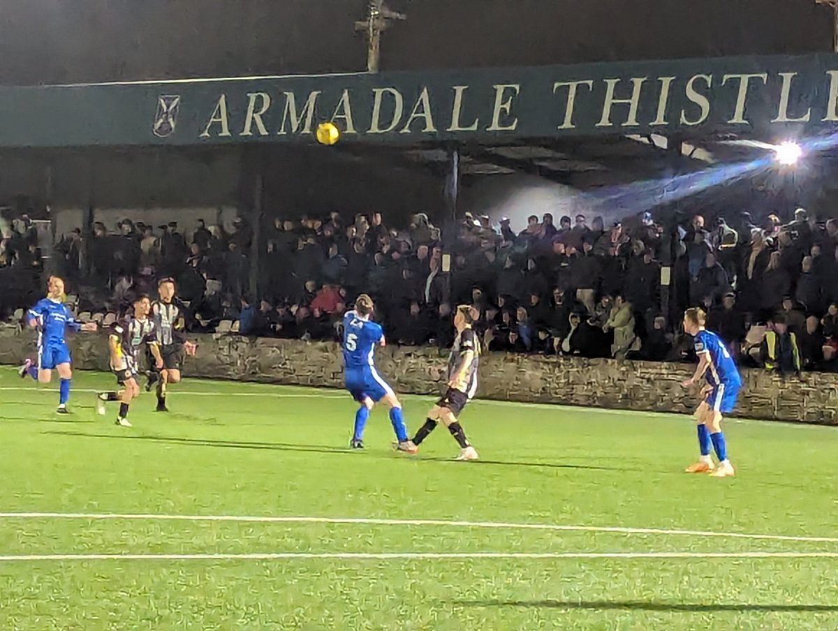 Friday 15th March, 2023.  Opening game of @ScottishHop2024 - @EastScotlandFA Division Two - @thistle_c (1) 3 @ormifootball (2) 2.   Attendance 436.  Admission £7.  Programme £2.