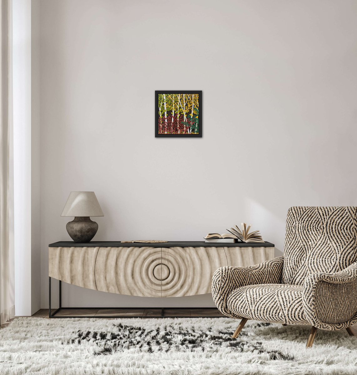 “Fall Leaves in the Ravine on Canvas” is ready for the Mini Masterpiece Fine Art Show! 

Oil on Canvas
12x12 inch

Inspired by my walking views in Calgary 🇨🇦

#yyc #oilpainting #yycartist #fineart