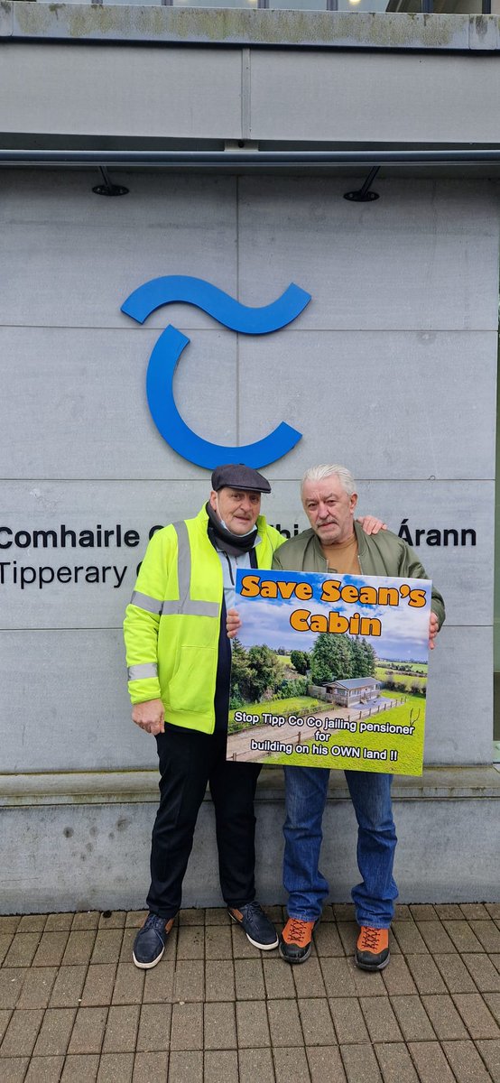 Paddy Sweetman out in support of Sean Meehan.