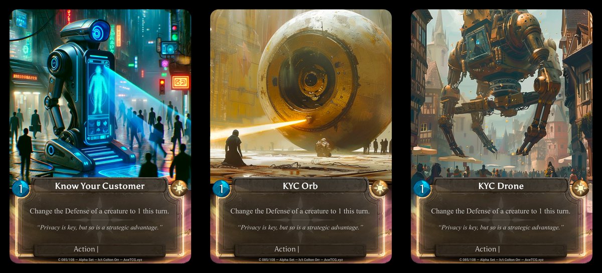 AceTCG_old1's tweet photo. Omni is known for its vigilance and strength. To preserve order, you must KYC. 

Have a favorite or a better idea to pitch? Let's see 'em! https://t.co/qqkyDErg9Q