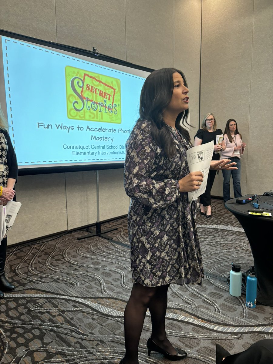 ms_mattina's tweet photo. It was an honor to present our district’s success using Katie Garner’s #secretstories @LILangArtsCoun annual conference. The detectives 🕵️♀️ brought the suspense and fun! @ConnetquotCSD #ConnetquotLEADS https://t.co/BlJ2RTbSLf
