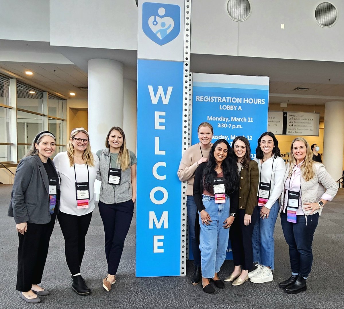 Met up in Denver with some of our amazing @JHUNursing DNP/PNP dual students at #napnapconf. Such a great group of future PNP leaders! @DebBuschPNP @NAPNAP #NPsForKids