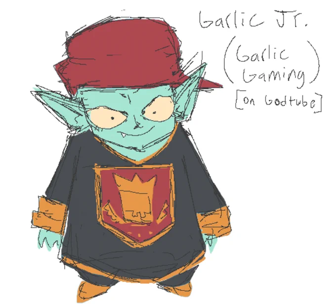 [Dragon Ball Broken AU]After escaping the Dead Zone, Garlic Jr. realizes that Kami has died and hes now without purpose. He tries to start trouble on earth but he is now helplessly outclassedSo he decided to become a Godtuber for a living, and surprisingly was very successful 
