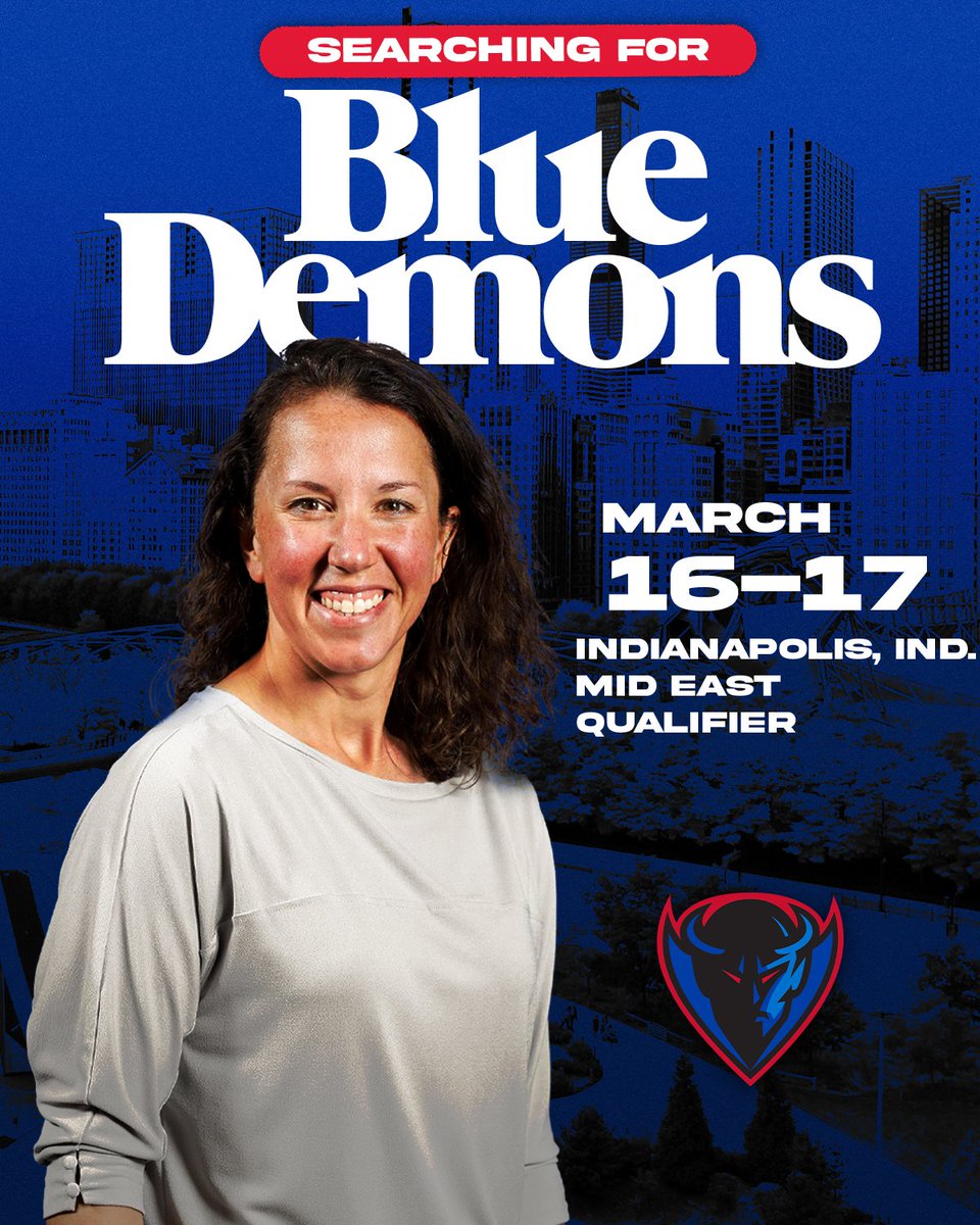 DePaulVball's tweet photo. Be sure to catch our whole staff in Indianapolis this weekend!

#BlueGrit 🔵😈 https://t.co/76jrGKczX7