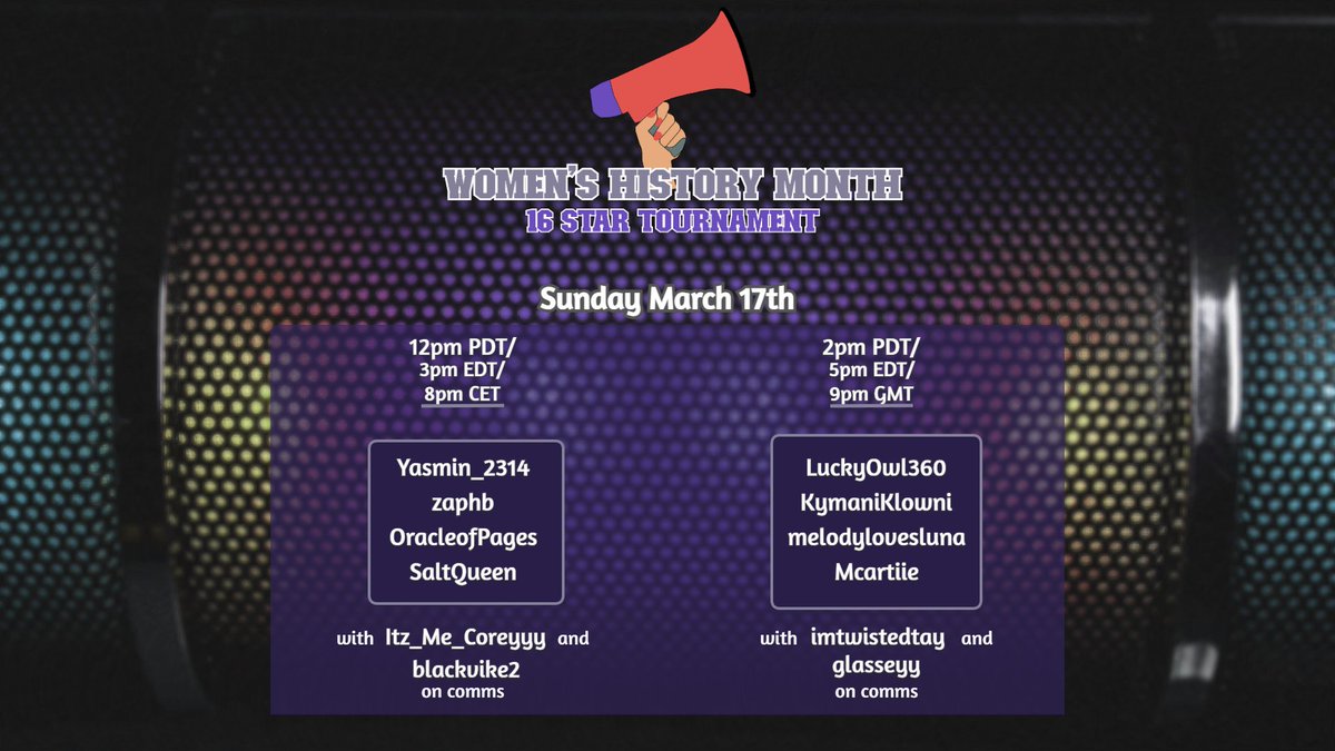 This weekend we are completing the last two pre-bracket matches. These matches are going to be crazy, with ridiculously close PBs, top two will make it out of each match and be reseeded into bracket. I'm expecting a lot of lead switching in these matches, anyone could move on!