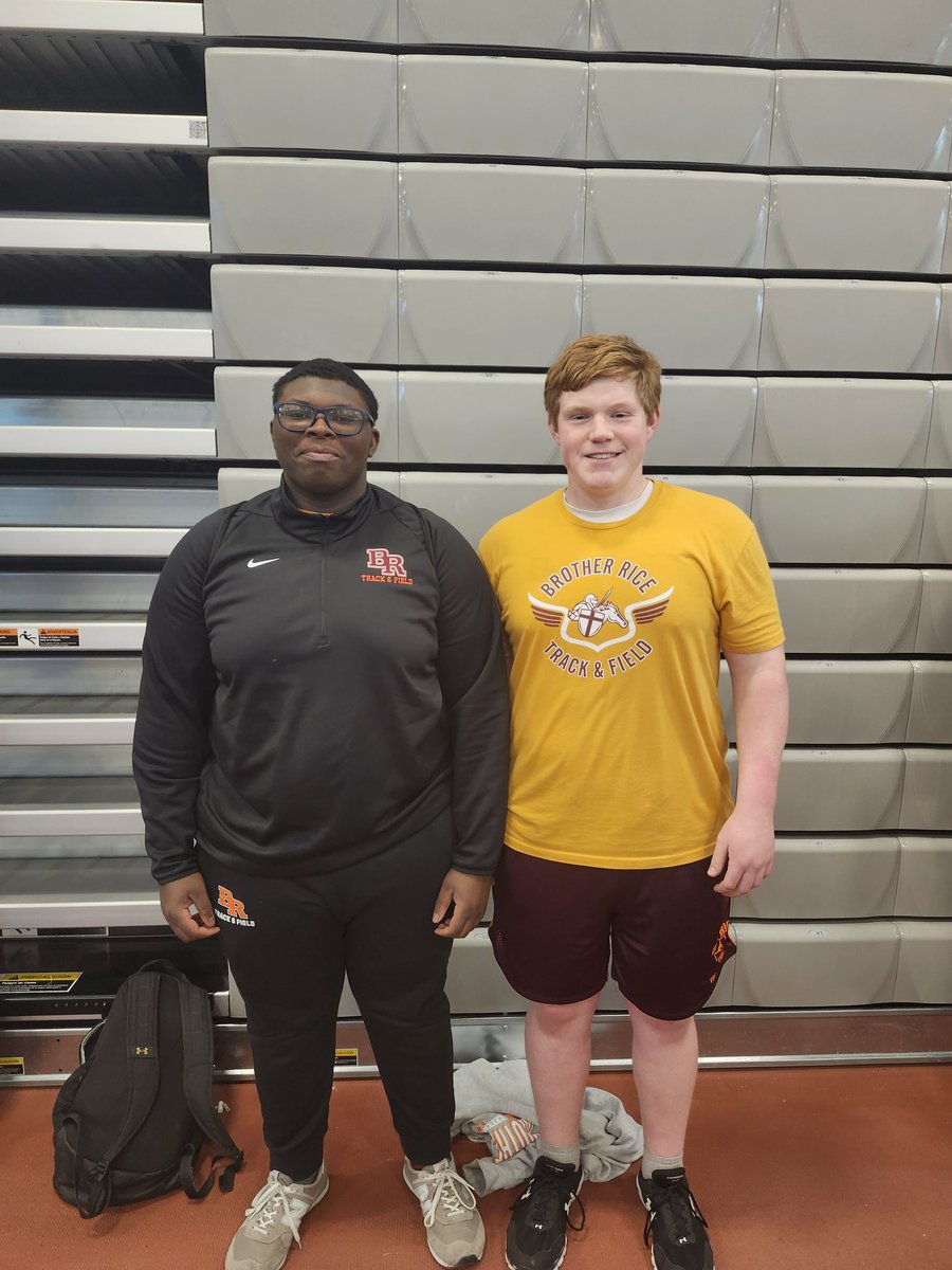 🛡⚔️Matt Pikus is FS CCL Champ in the shot put!🥇 Qwamaine Spivery throws a personal best to take🥉#BRTF #BeReadyToFly #CrusaderStrong