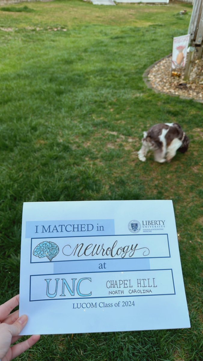 DrKristenAdams's tweet photo. Bellie and I are excited to announce we are moving to Chapel Hill for Neurology Residency!! @UNCneurology @NMatch2024 https://t.co/aQtTulKz7R
