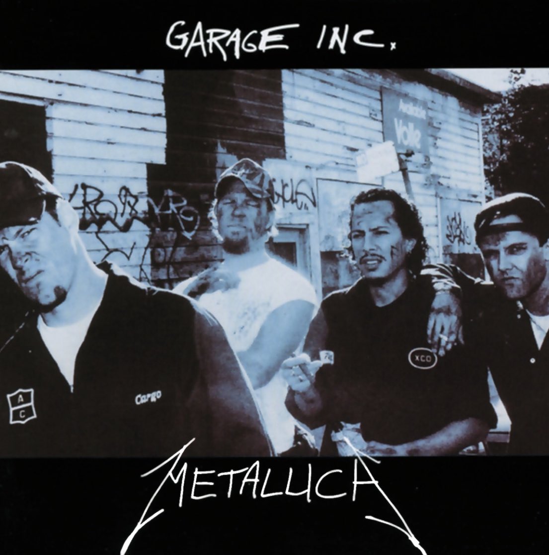 Share an album cover with the full band on it? My pick: Metallica ‘Garage Inc.’