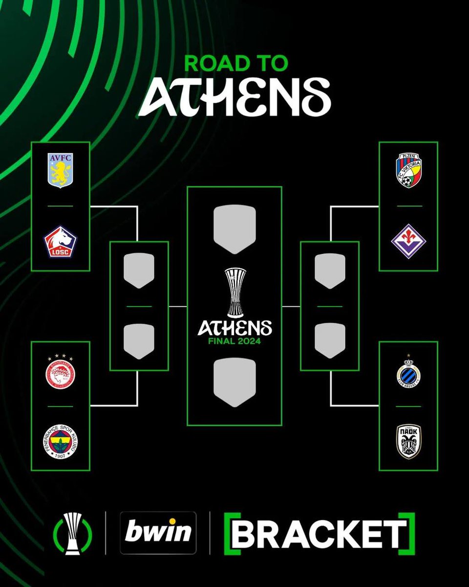 Who's lifting the trophy in Athens? 🏆

#UECLbracket || @thisisourgame_official || #UECL