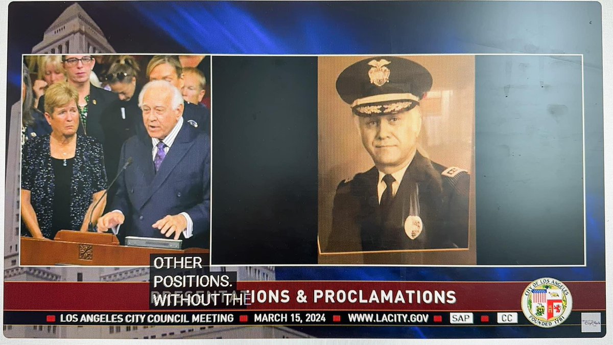 There will never be another Richard ‘Mr T’ Tefank. 

As the Executive Director of the LA Police Commission with his wisdom, integrity, &amp; gentle guidance to Commissioners, Chiefs, &amp; elected officials has often resulted in him being called the 6th Commissioner. 

Shnorhavorum em