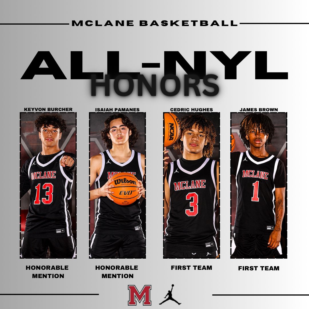 Highlander Hoops All-NYL Honors 🙌