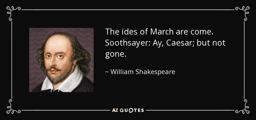 Beware the Ides of March! Happy Julius Caesar by William Shakespeare Day! The Tragedy of Julius Caesar: opensourceshakespeare.org/views/plays/pl… #literature #Shakespeare #bard #education #teaching #creativewriting #Friday