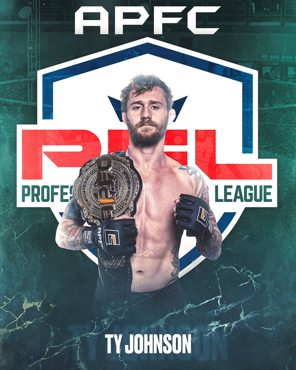 Congrats to APFC Featherweight Champion Ty Johnson on his call up to the PFL