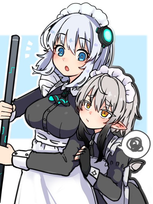 うちよそメイド テュルクちゃんとモノクロちゃん!! 