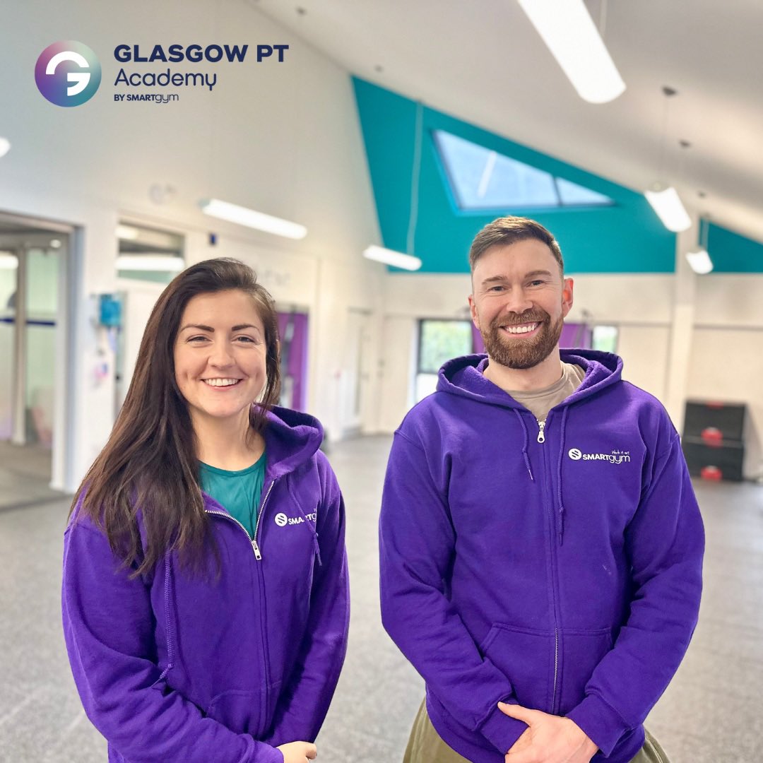 Smart Gym (@smartgymglasgow) on Twitter photo This is Jenny and Gary, they share 24 years as personal trainers and are qualified L3 PT Diploma tutors. We have partnered with <a href="/PollokCU/">Pollok Credit Union</a> to offer affordable training and career opportunities for aspiring PTs. Find out more at smartgym.co.uk/pt-academy
#glasgowptacademy #careers This is Jenny and Gary, they share 24 years as personal trainers and are qualified L3 PT Diploma tutors. We have partnered with <a href="/PollokCU/">Pollok Credit Union</a> to offer affordable training and career opportunities for aspiring PTs. Find out more at smartgym.co.uk/pt-academy
#glasgowptacademy #careers