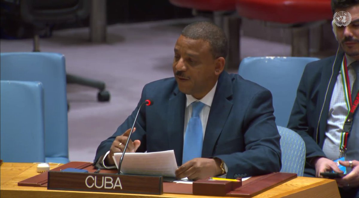 #Cuba 🇨🇺 reiteró en la ONU que el Consejo de Seguridad requiere una reforma profunda para que pueda cumplir con efectividad su responsabilidad primordial de mantener la paz y la seguridad internacionales. 🔗cubaminrex.cu/es/reitera-cub…