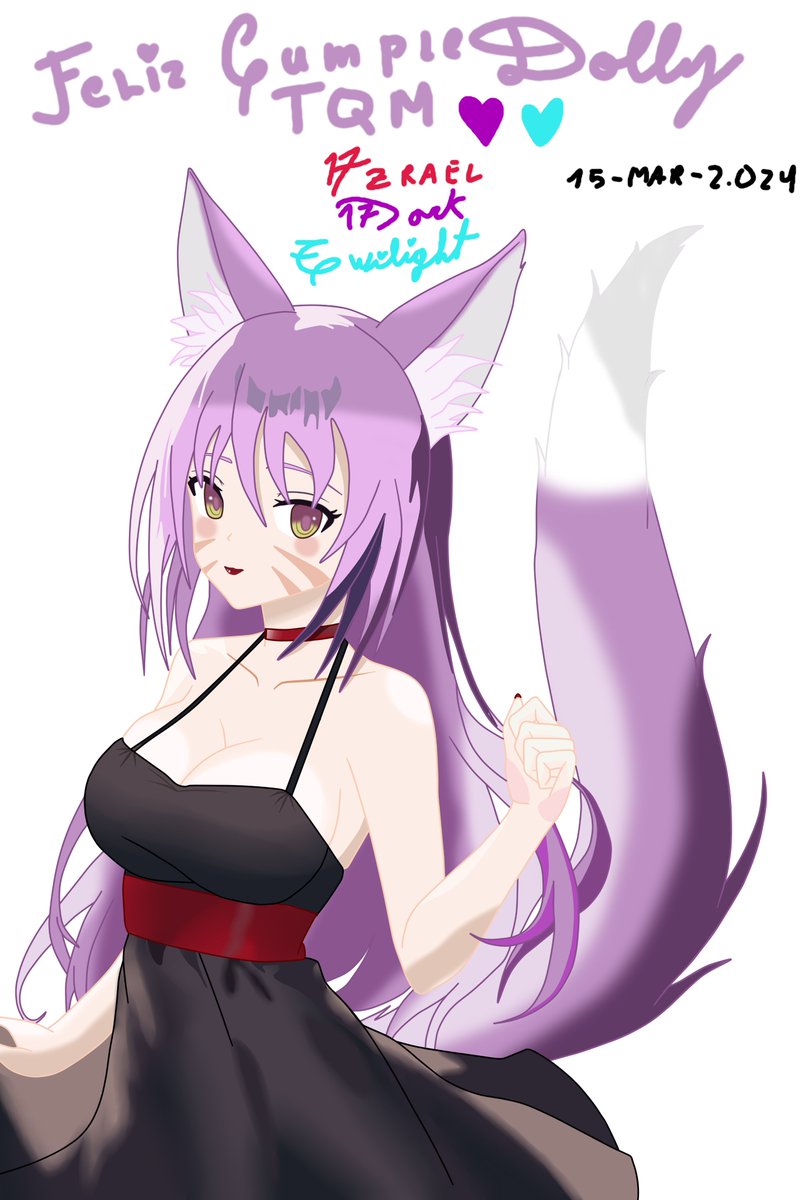 DarkTwilightArt's tweet photo. Feliz Cumple Dolly TQM amiga @Dolly_Fox_ 🍰🍰🍰
💜💙💜💙💜💙💜💙💜💙💜
#dollyfoxart#DarkTwilightArt https://t.co/yxgSUSO4re
