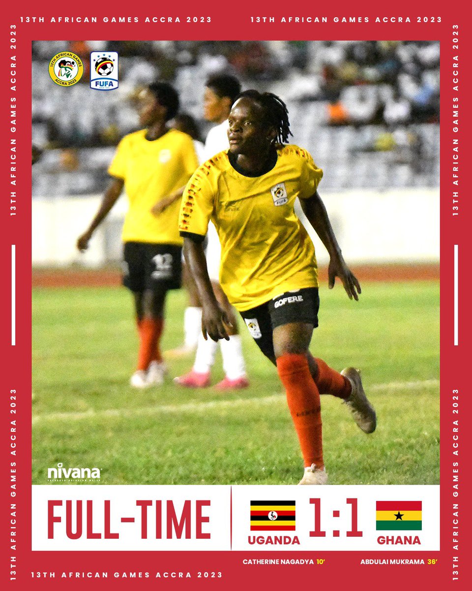 No defeat for the Queen Cranes 🇺🇬 in the Group Stages at @Accra2023AG Ghana 🇬🇭.

#PulseSportsUGA #AfricaGames2023 #AfricaGames2024 #AfricanGames2023 #AfricanGames2024 #AfricaGames #AfricanGames