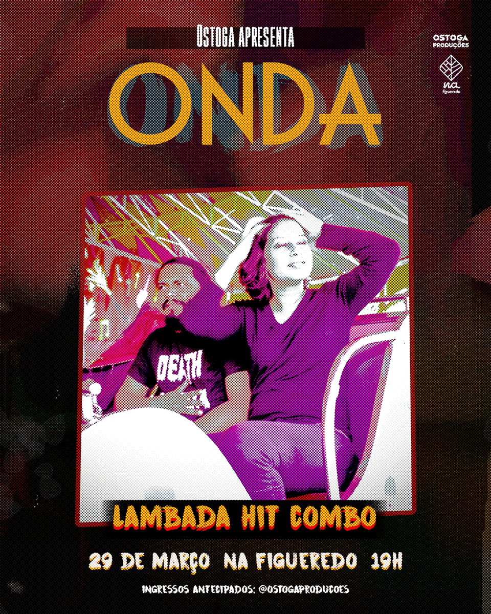 OstogaProducoes's tweet photo. // LAMBADA HIT COMBO é uma das bandas que vai fazer parte do nosso primeiro evento do ano:

Desde o primeiro ensaio a ideia não era ser um projeto, mas foram surgindo as músicas, logo em seguida surgiu o nome e depois o Ep, Caquiado Revestrés (2016). [+] https://t.co/aKqLIinKzQ