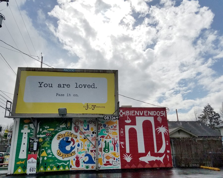 dekebridges's tweet image. Joy Team adds messages of inclusion to inspirational billboards clbn.us/hlqfv

#BelieveInYourself #BeAwesome
@TheJoyTeam
