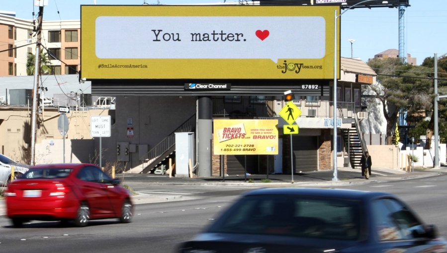 dekebridges's tweet image. Joy Team adds messages of inclusion to inspirational billboards clbn.us/hlqfv

#BelieveInYourself #BeAwesome
@TheJoyTeam