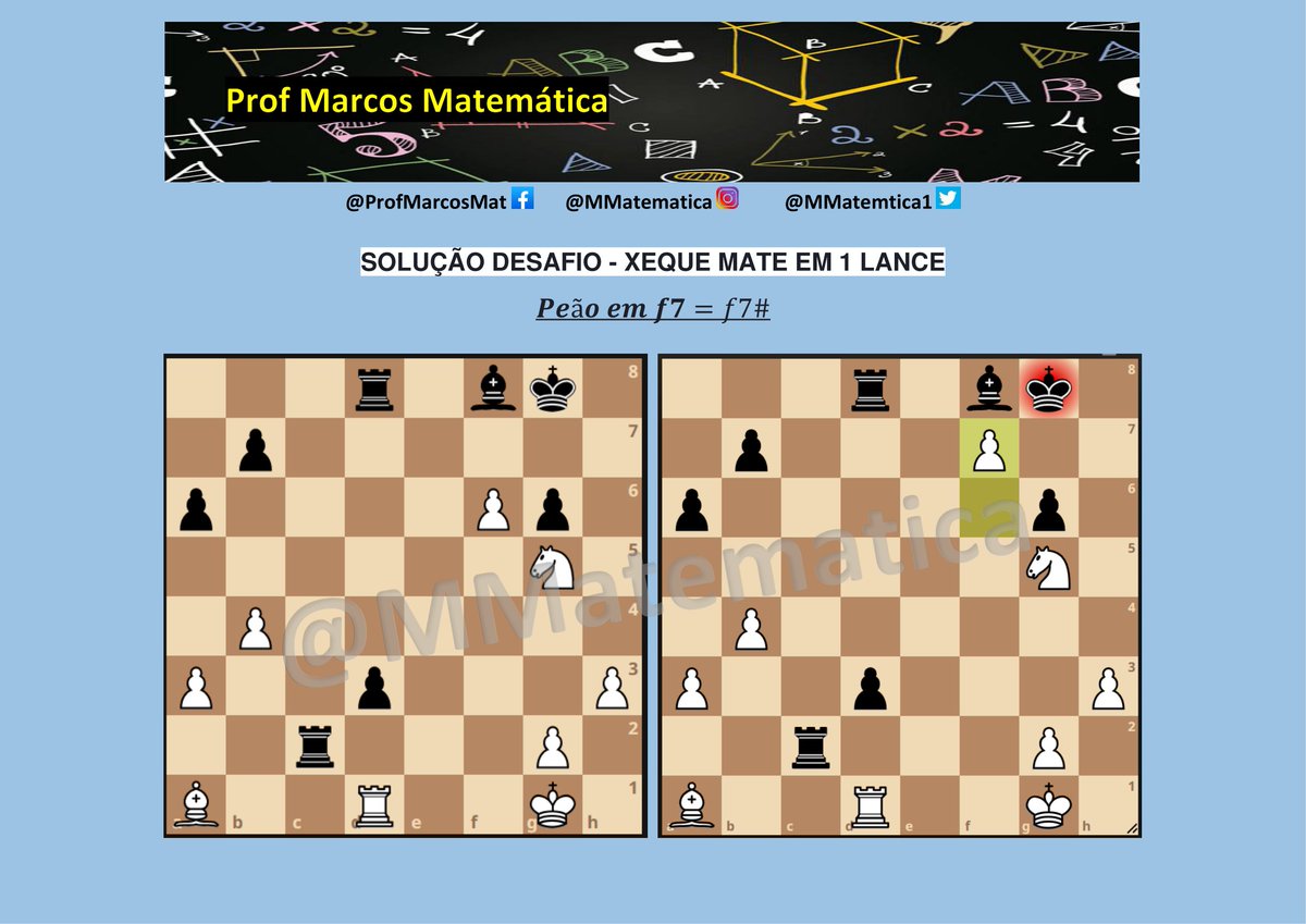 triaslabCS_rep's tweet photo. Solução DESAFIO POLGAR - 230
Comente a solução e MARQUE UM AMIGO. Vamos fazer mais pessoas se divertirem.
Desafie seu cérebro e melhore suas habilidades no XADREZ.
#XadrezPedagógico #chess #xadrez #scacchi #échecs #sjakk #sakk #棋 #Schach #체스 #ajedrez #チェス #jogoxadrez #mate https://t.co/oxD3Uw7t3t