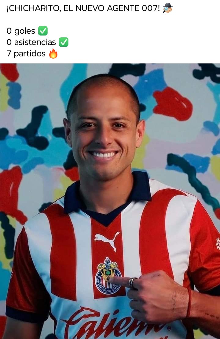 Grande #chicharito el nuevo #007 de futbolista a actor, sigamos pensando en cosas "chingonas" como dice #ligamx #CH14 está on fire