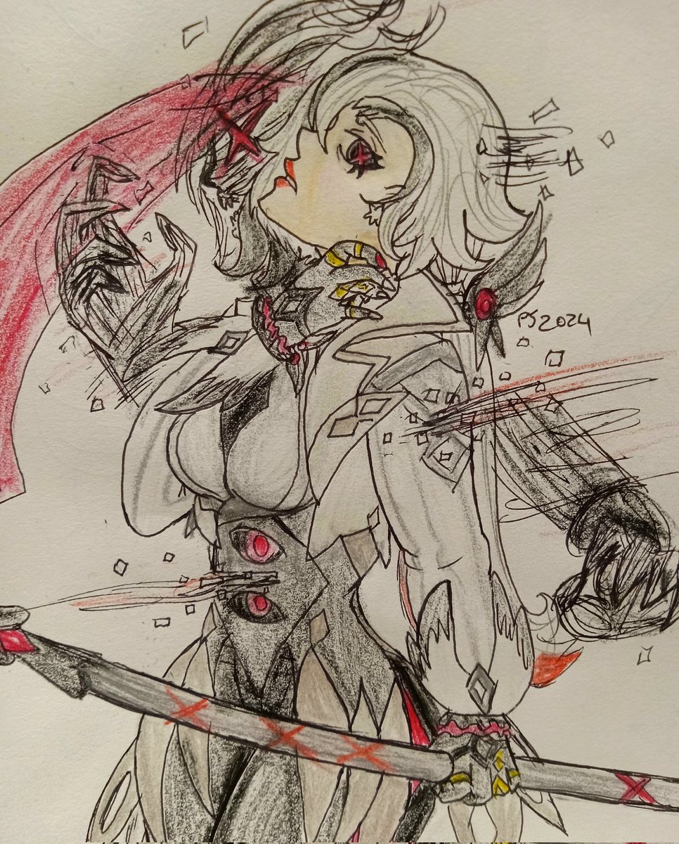 PessimismJester's tweet photo. Wanted to draw her glitching out
#Arlechinno #GenshinImpact https://t.co/4Yik2I0wyz