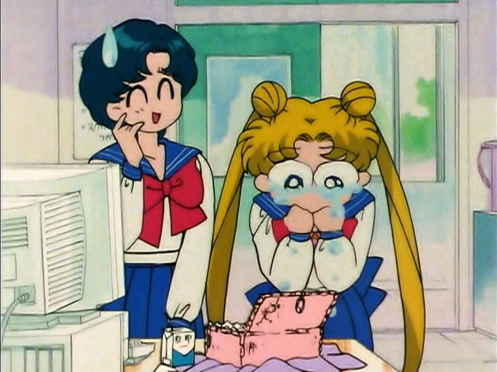 She already finished her lunch :c #SailorMoon