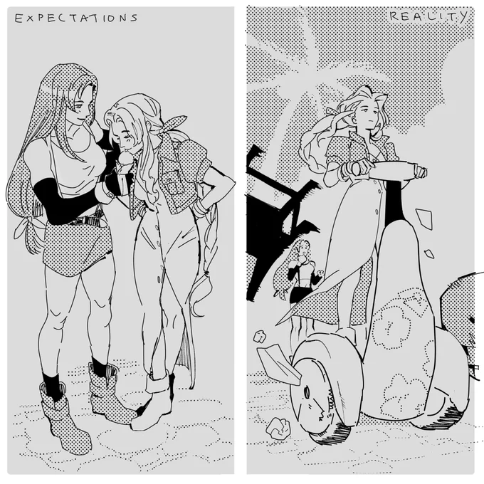 costa del sol aerti date expectations vs reality #FF7 #FinalFantasyVIIRebirth 