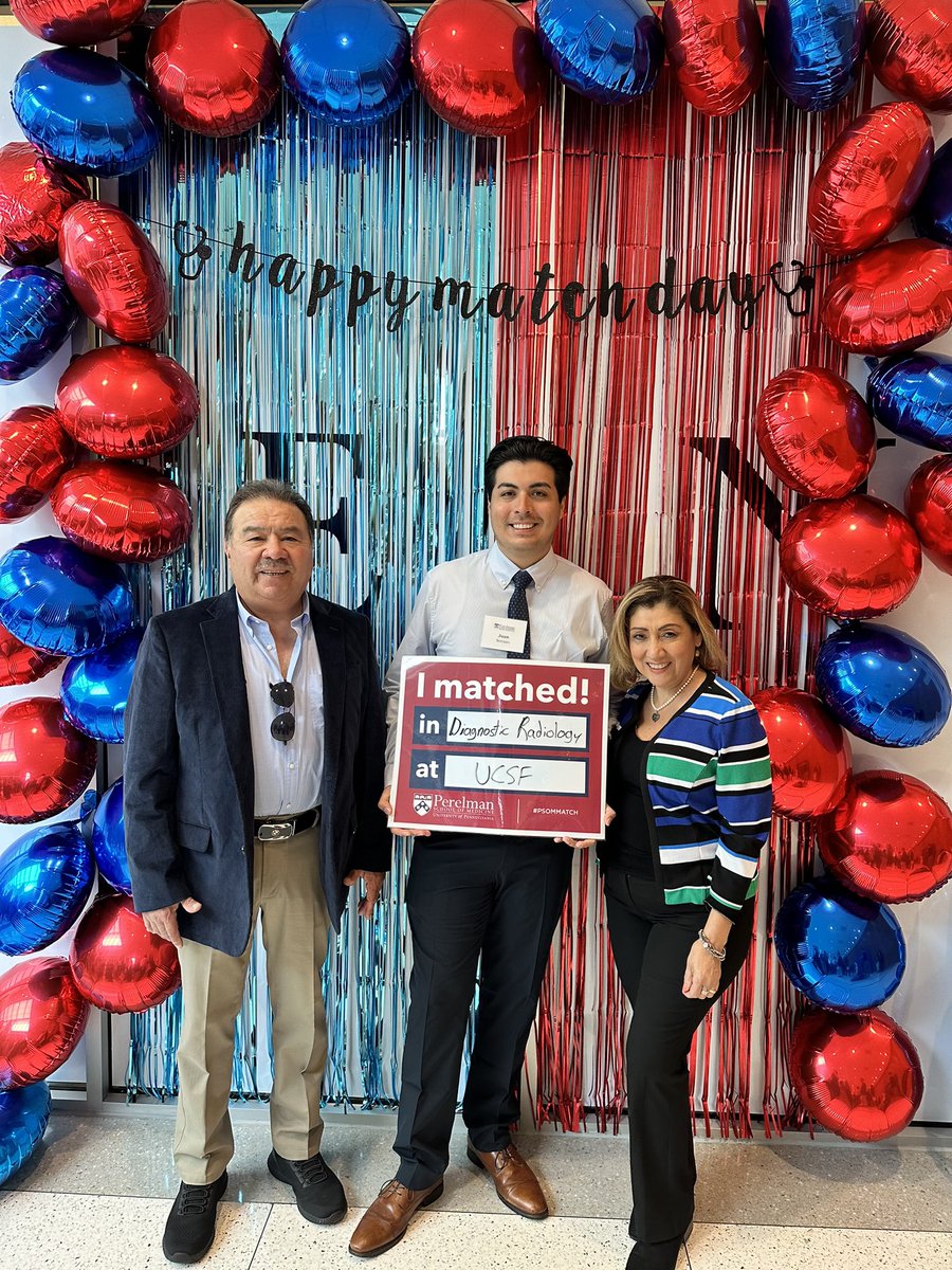 Proud to announce I’ll be going to Memorial Healthcare in South Florida for 1 year of general medicine, then University of California - San Francisco for 4 years of Diagnostic Radiology!! Eternally grateful to my parents and family for their support since day 1. @RadsUcsf