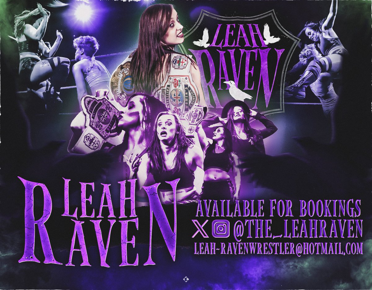 ❤️‍🔥 6 years today, I started Wrestling training !

Since then I've: 

✅️ been out 1 year with injury 
✅️ been out 18 month because of COVID
Now...

✅️ Wrestled across the UK 
✅️ Met my inspirations
✅️ I'm now a double champion !! 

#FacetheRaven
#ReignoftheRaven 💜🖤💚